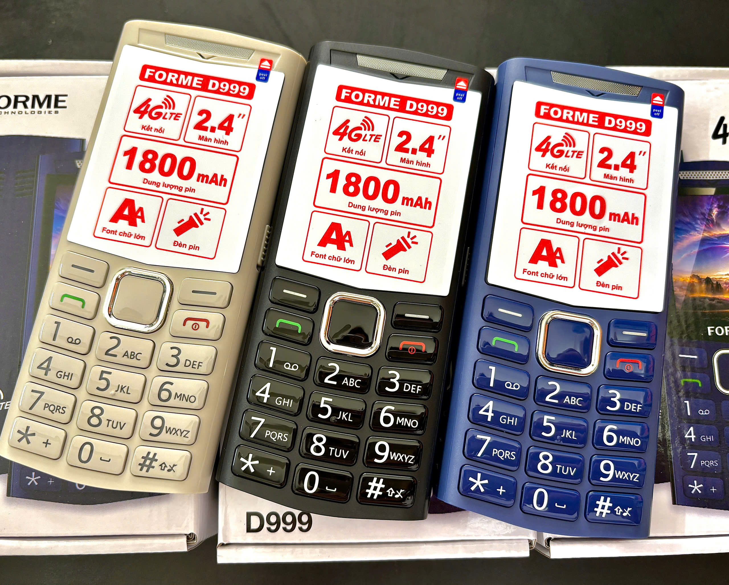 Điện thoại Forme D999 4G - Hàng chính hãng - 2