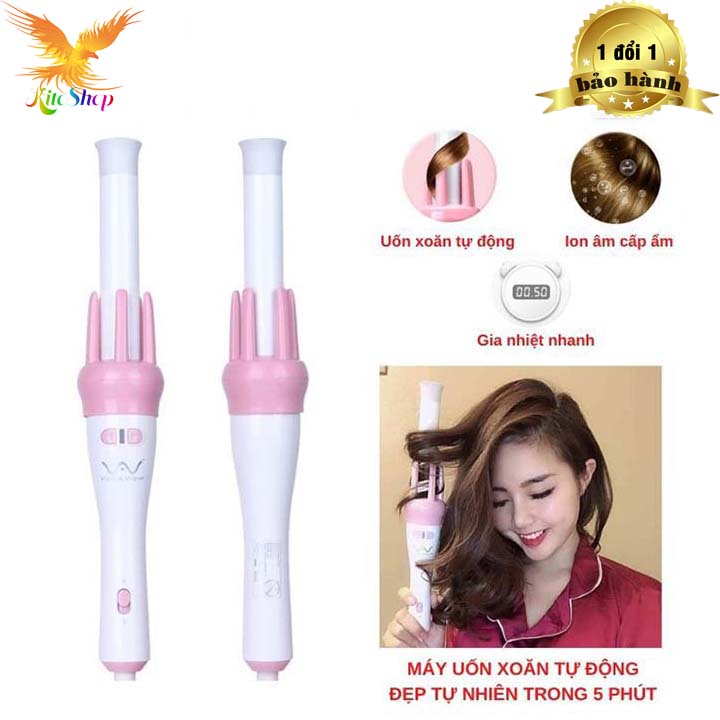 Máy uốn tóc xoăn xoay tự động 360_shopxanh pro