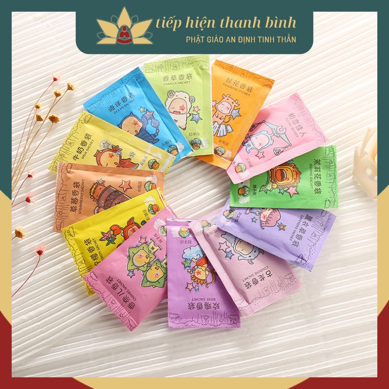 Túi thơm thảo dược khử mùi tủ giày, tủ quần áo