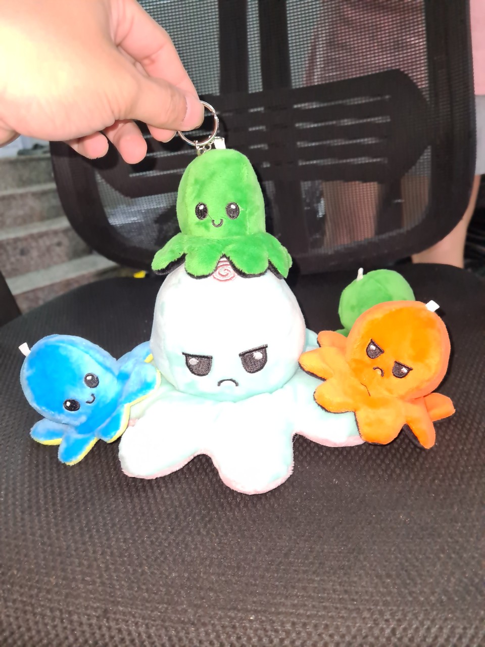 [HCM]Móc khóa bạch tuộc cảm xúc  bạch tuộc cảm xúc  hàng hot nhiều màu lựa chọn móc khóa bạch tuộc cảm xúc