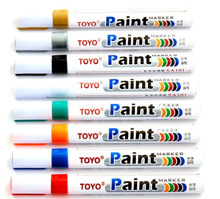 Bút Sơn (Repaint) Vẽ Lốp Xe Che Vết Nứt Đồ Nhựa Gốm Sứ Màu Sơn Bền, Độ Kết Dính Cao, Phù Hợp Với Hầu Hết Các Chất Liệu