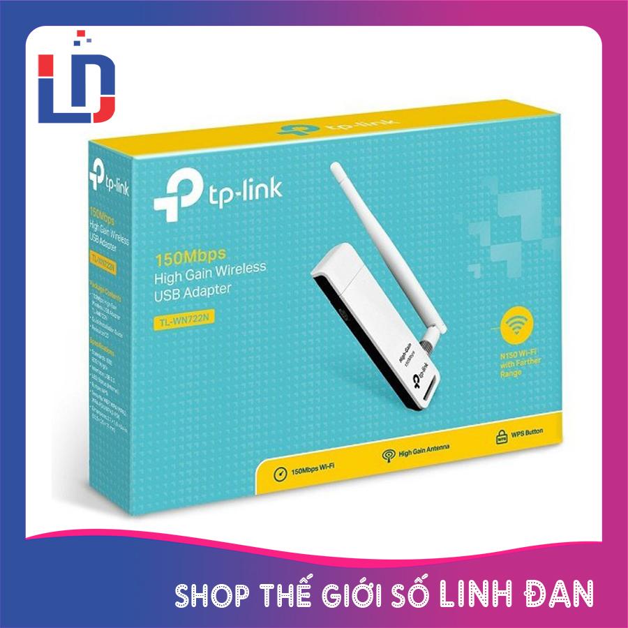 USB thu wifi Wi-Fi TP-Link - TL-WN722N Chuẩn N 150Mbps 722N
