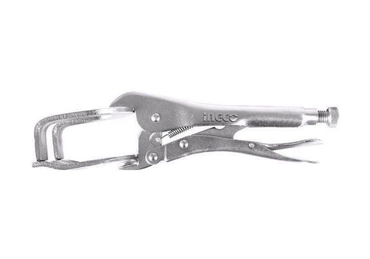 Kềm bấm hàn mỏ dẹp 10 inch ingco hwp0210