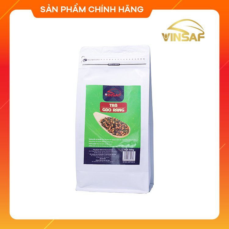 Trà gạo rang vinsaf genmaicha 500g- cloudmart