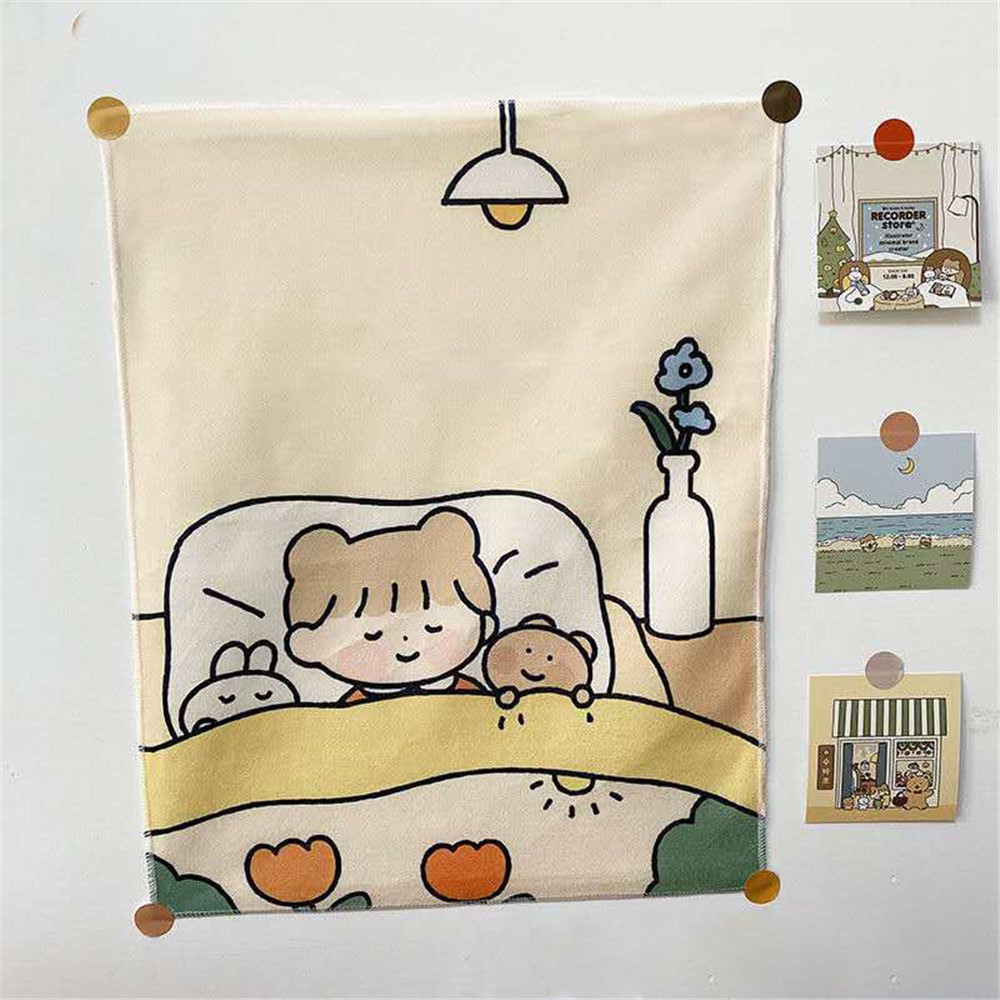 💖Rẻ -đẹp💖 Tấm vải treo tường 32x40cm dùng trang trí/ làm phông nền chụp ảnh độc đáo tiện dụng