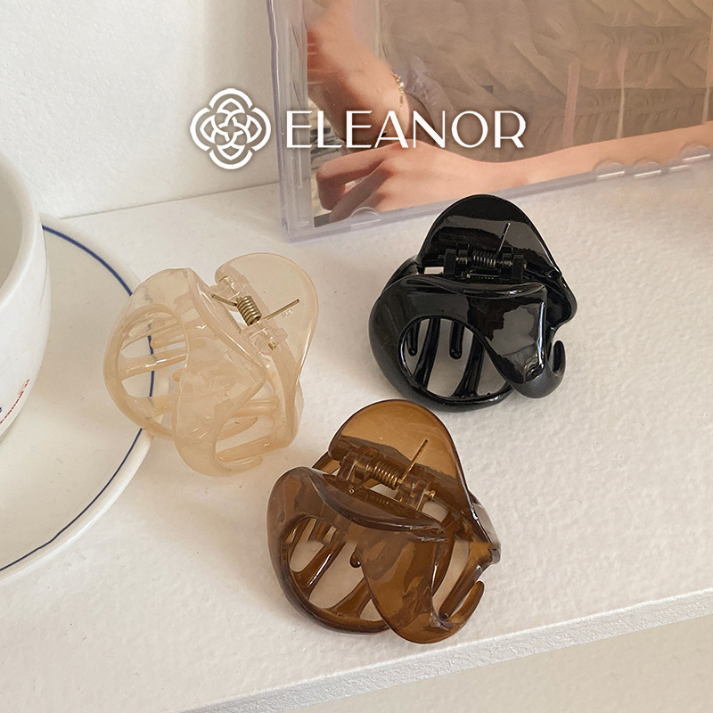 Kẹp Tóc Nữ Eleanor Cao Cấp Hình Cong Phong Cách Fashion 5949