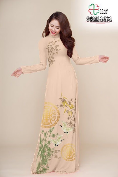 [HCM]Vải Áo Dài Nguyên Bộ Tằm Ý Hoa Văn & Hạc