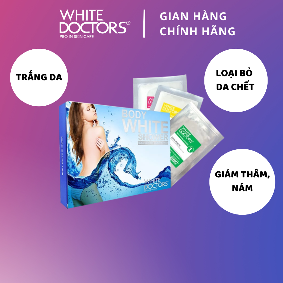 Kem tắm trắng 3 trong 1 White Doctors Body White Shower