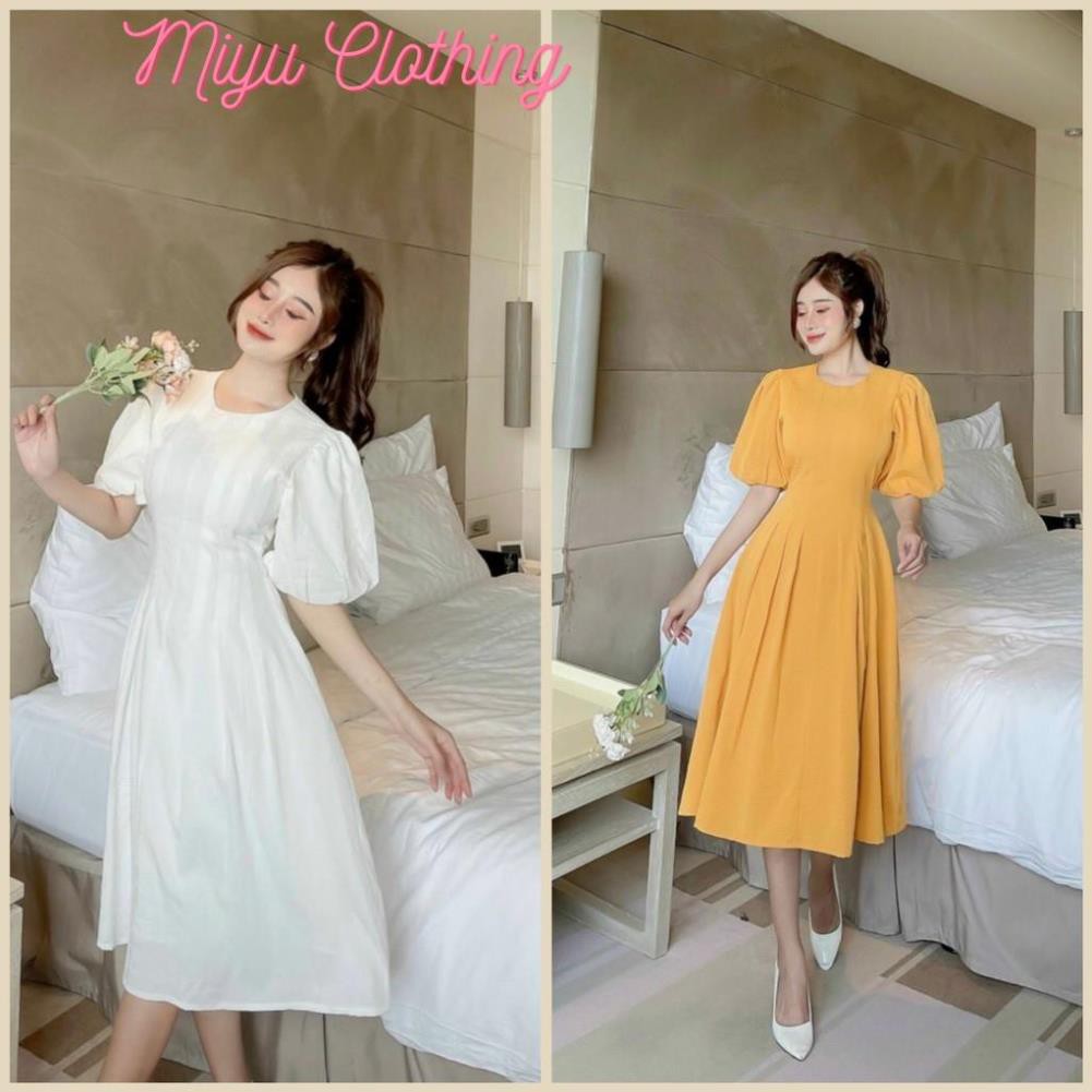 Váy trắng dự tiệc đầm nữ dự tiệc cưới đẹp dáng dài dễ thương xòe tay ngắn váy nữ đi tiệc cưới chất liệu linen cao cấp sang trọng sang chảnh