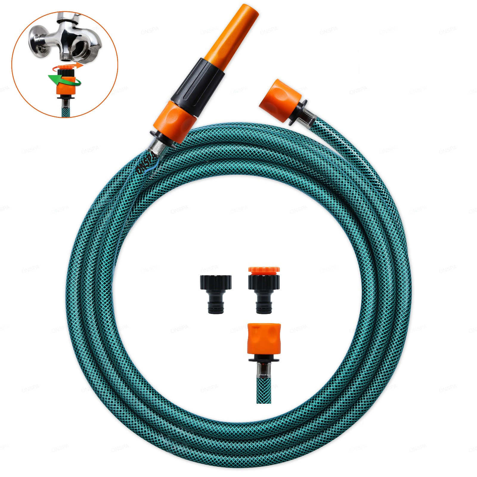 Bộ tưới cây cao cấp có chức năng điều chỉnh tia nước Onspa 3200 cam
