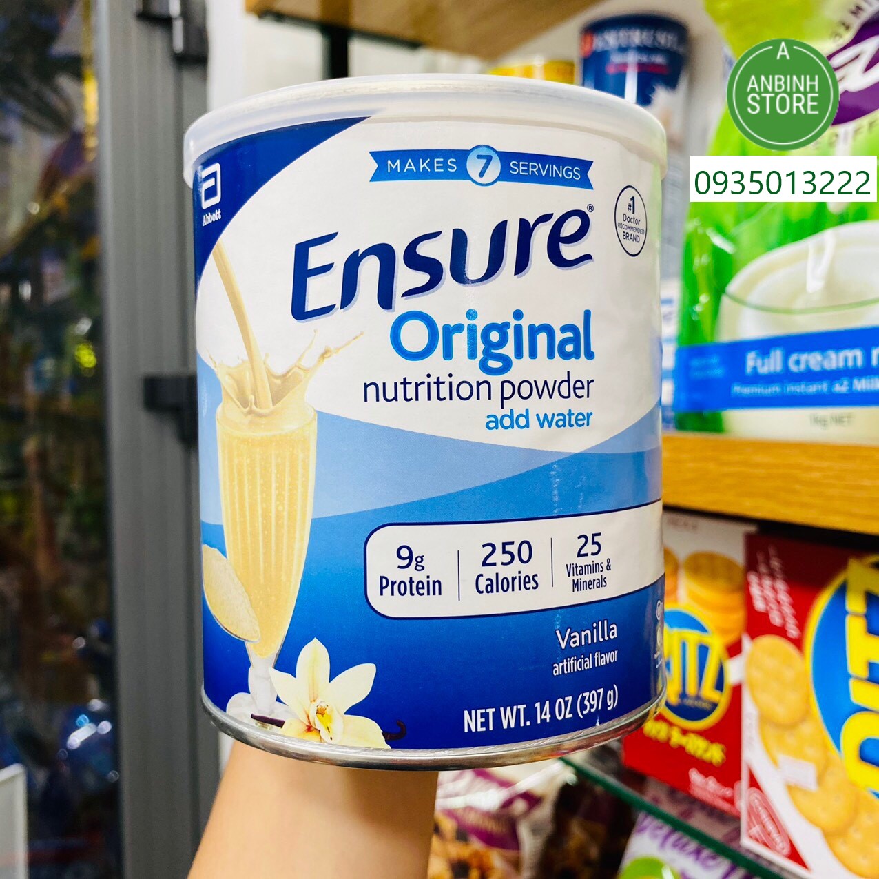 Date 12/2025  Sữa Ensure Mỹ 397g