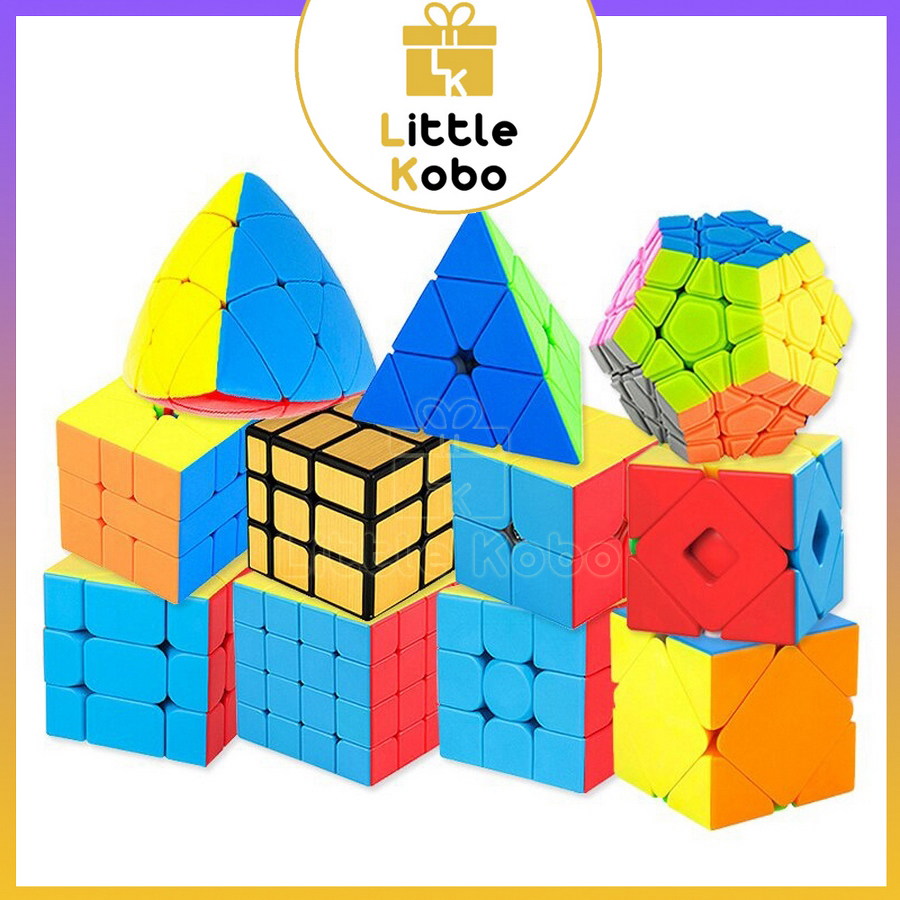 [Loại Xịn] Rubik MoYu 2x2 3x3 4x4 5x5 Megaminx Pyraminx Rubic Biến Thể Rubic Đồ Chơi Trí Tuệ Trẻ Em Phát Triển Tư Duy - Little Kobo
