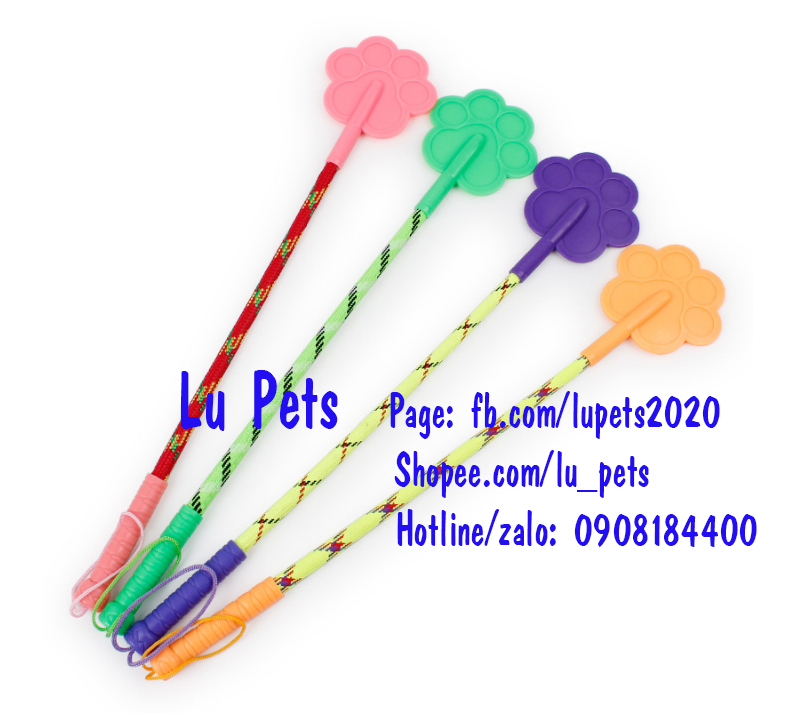 Cây huấn luyện chó mèo - cây tét mông chó mèo size M (Ảnh Thật)