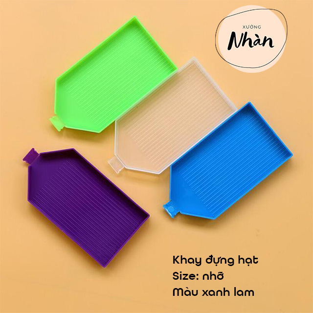 Khay nhựa đựng đá - dụng cụ hỗ trợ gắn tranh đính đá 5D