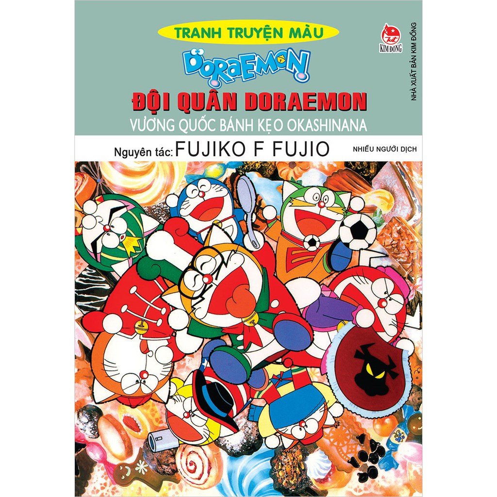 Truyện tranh Doraemon tranh truyện màu: Đội quân Doraemon - Vương quốc bánh kẹo Okashinana - Fujiko F. Fujio