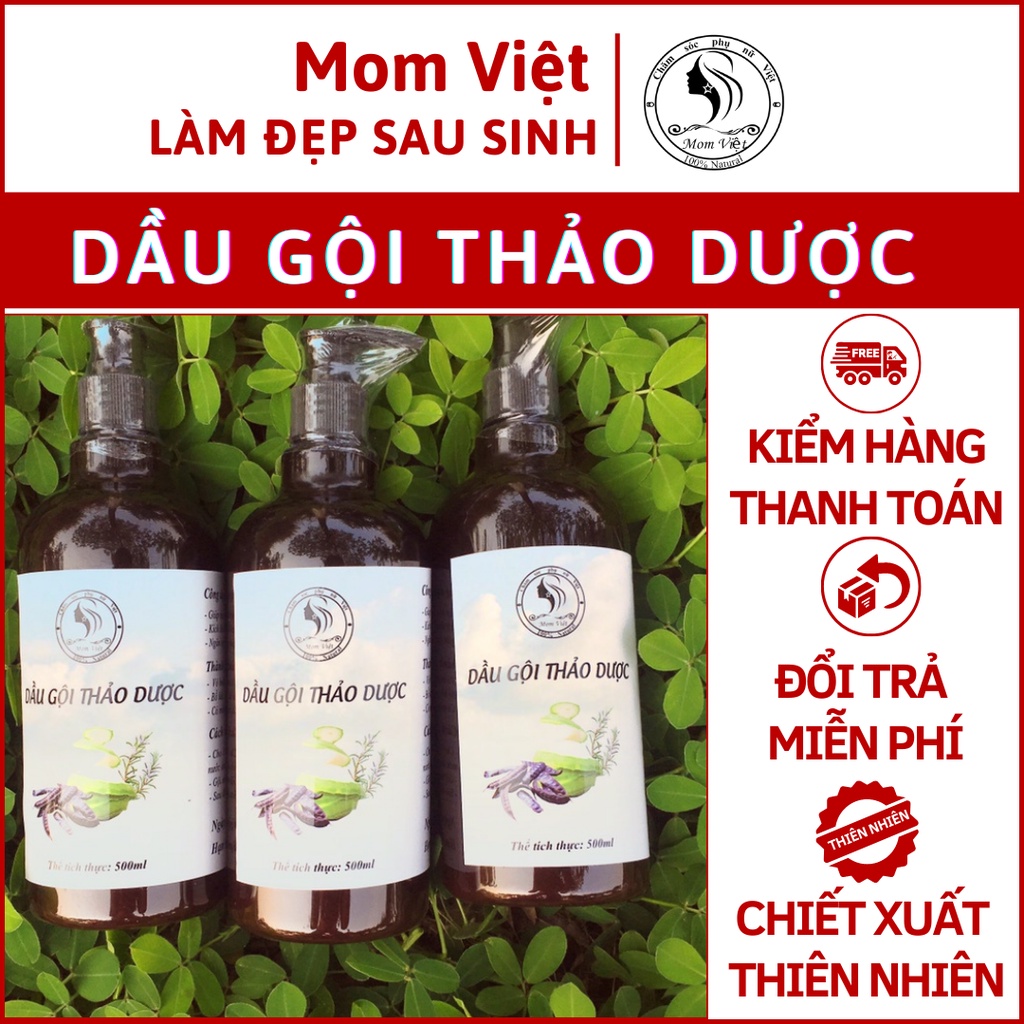 Dầu gội thảo mộc mom việt