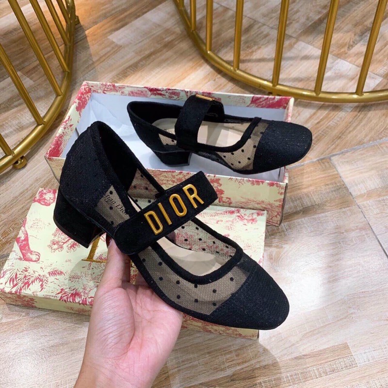 (ảnh,video )GIÀY BÚP BÊ DI GÓT 3cm . SANG CHẢNH LƯỚI CHẤM BI