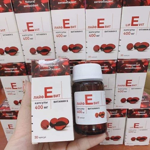 Viên uống bổ sung vitamin e - vitamin e đỏ zentiva 400mg - hàng chính hãng của nga - hộp
