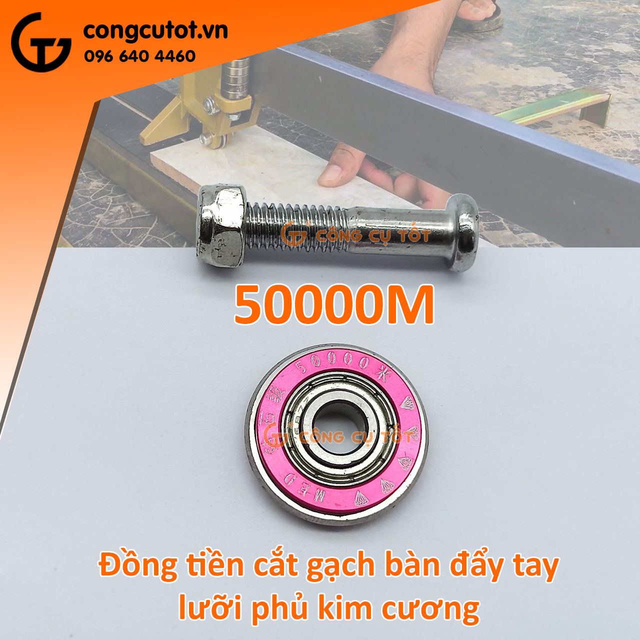 Lưỡi dùng cho máy cắt gạch bàn đẩy tay hộp sắt phủ kim cương