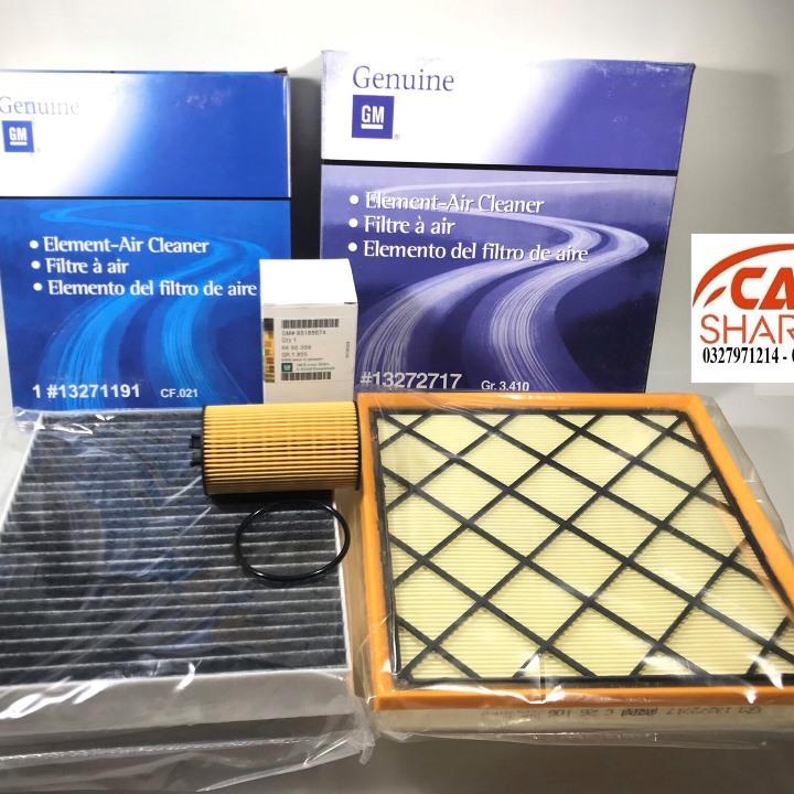 COMBO 3 LỌC CHEVROLET CRUZE SỐ TỰ ĐỘNG( LỌC GIÓ ĐỘNG CƠ , LỌC GIÓ ĐIỀU HÒA , LỌC NHỚT )