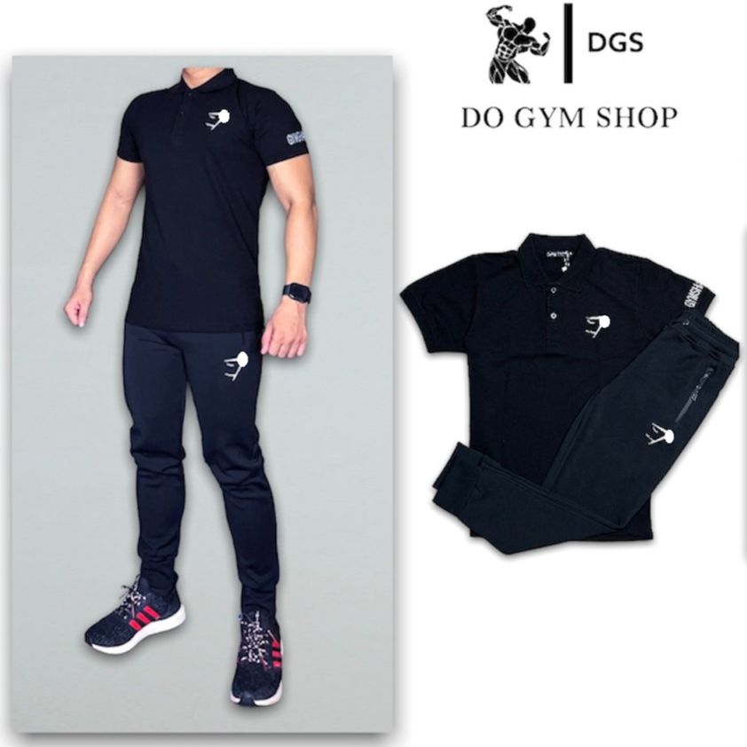Bộ quần áo gym nam BGPL2QD1 bộ quần áo thể thao nam