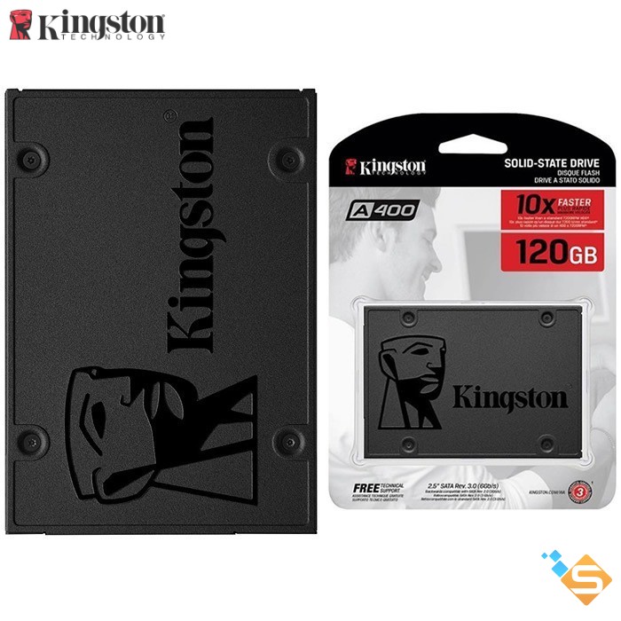 Ổ cứng ssd kingston a400 sata iii 2.5" upto 500mb/s read 350mb/s write- bảo hành chính hãng 3 năm