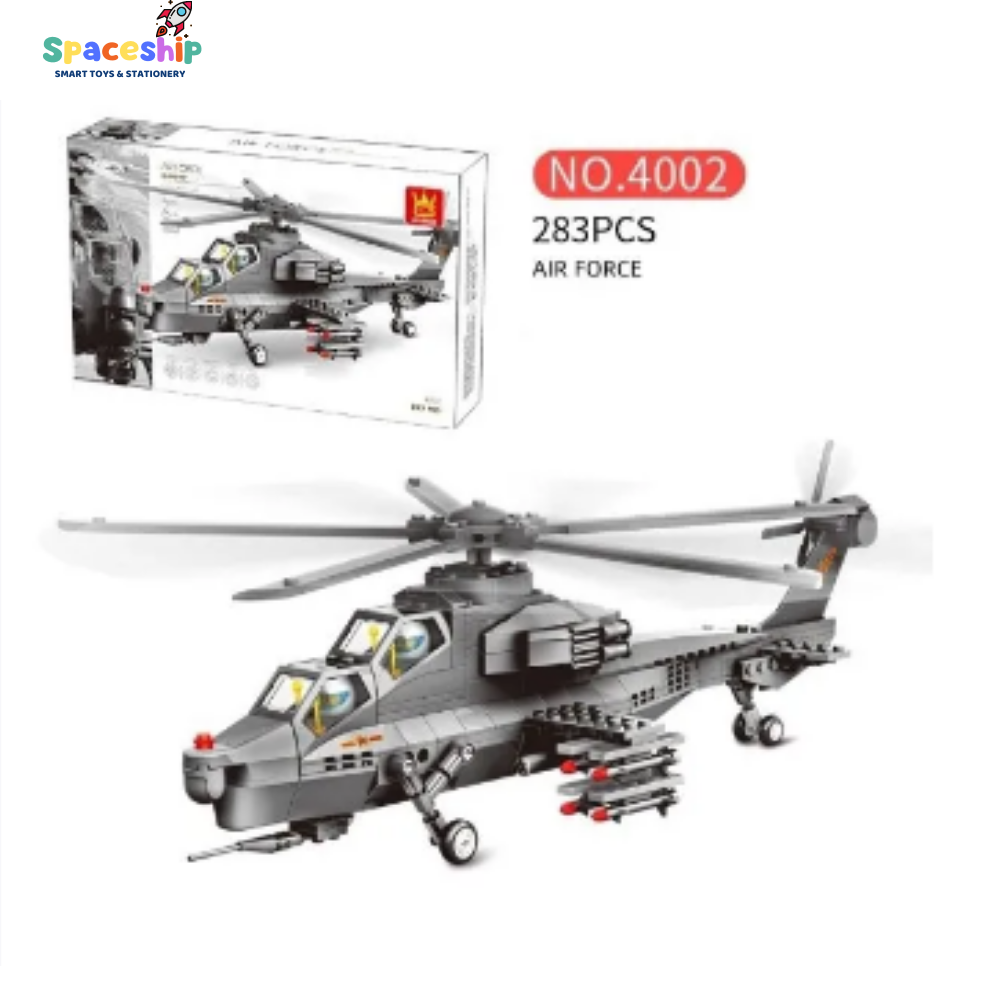 Đồ chơi lắp ráp lego mô hình máy bay trực thăng chiến đấu WZ