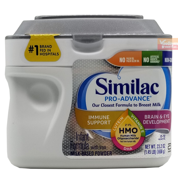 Sữa similac pro advance non gmo - hmo 964g của mỹ