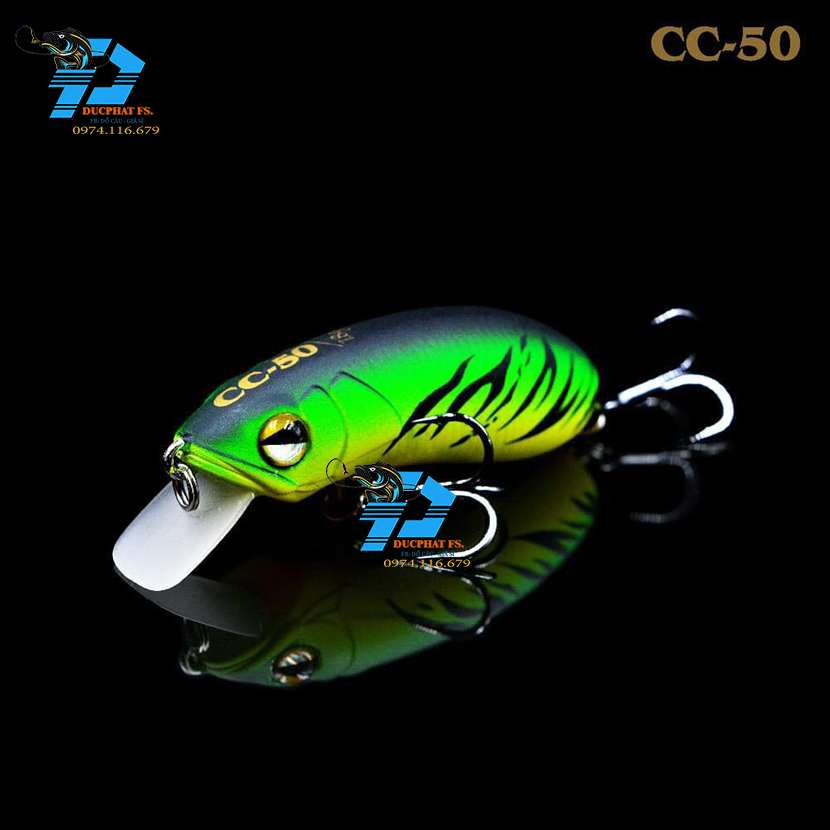 Mồi Giả lure CC50, Mồi lure cá chẽm , cá lóc