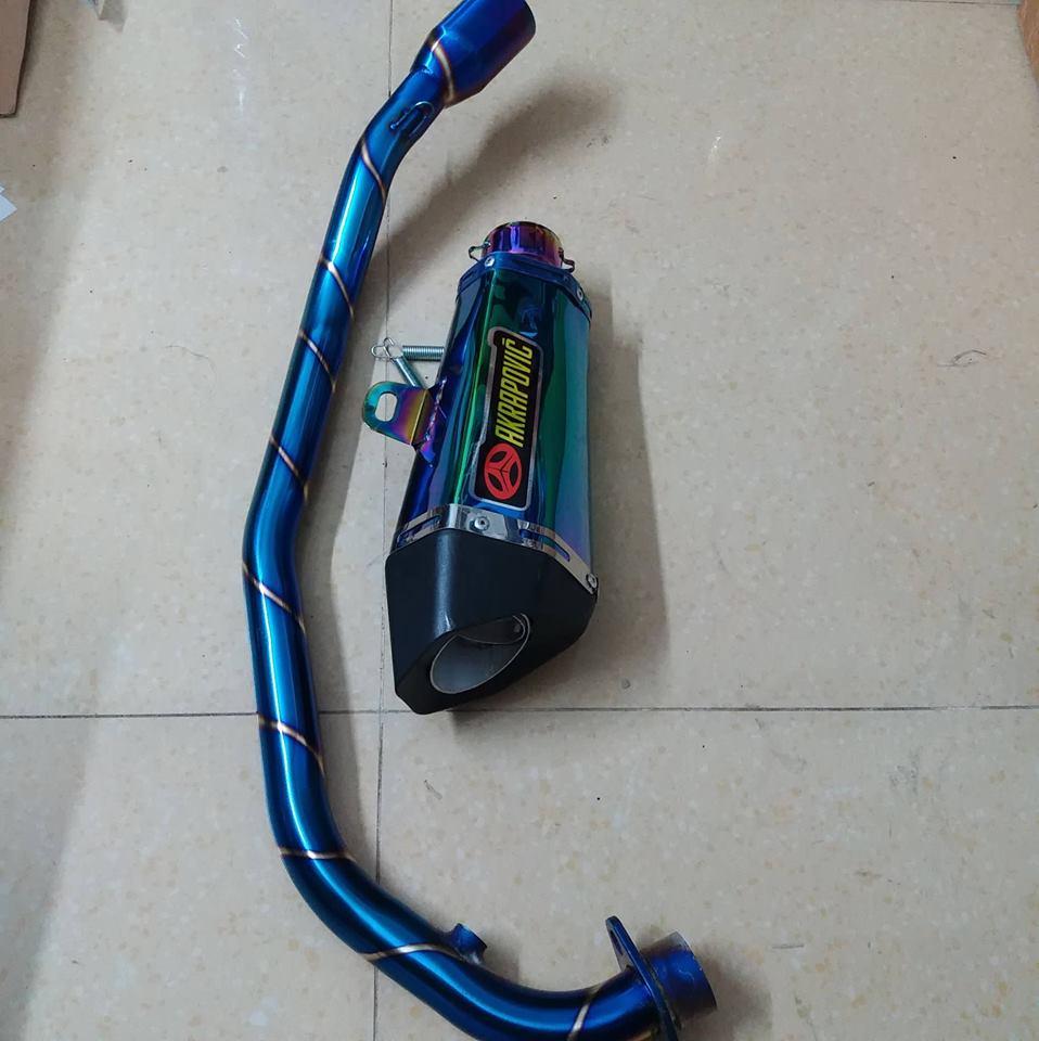 Lon Akrapovic Full cổ Pô Titan dành cho Exciter, Novo, Winner, Sonic....