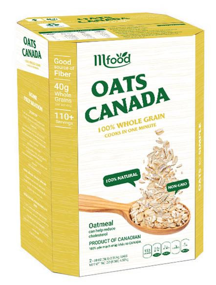 Yến Mạch Canada Mfood Thùng 4,52kg ( Nguyên Hạt )