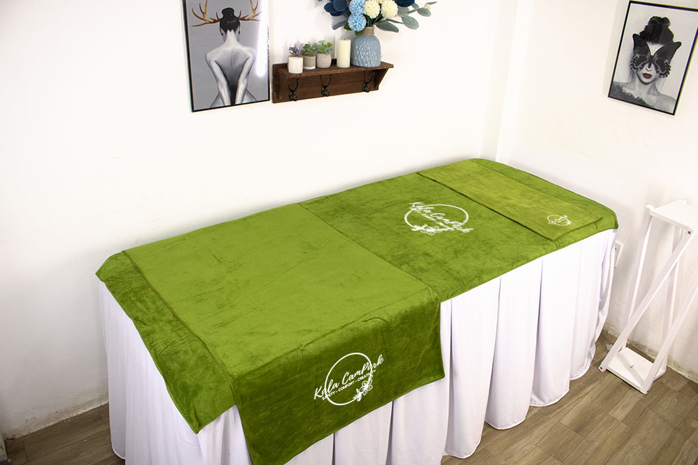 KT: 90 x190cm Khăn trải giường spa, giường gội, massage, đắp người . Hàng loại 1, dày dặn mềm mịn và