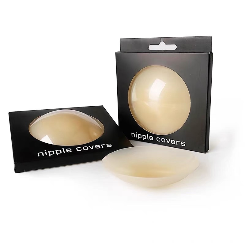 Miếng Dán Ngực Nhiệt Tự Thân Silicon - Dán Ngực Tàng Hình Chống Nước Siêu Dính Không Keo-tái sử dụng nhiều lần