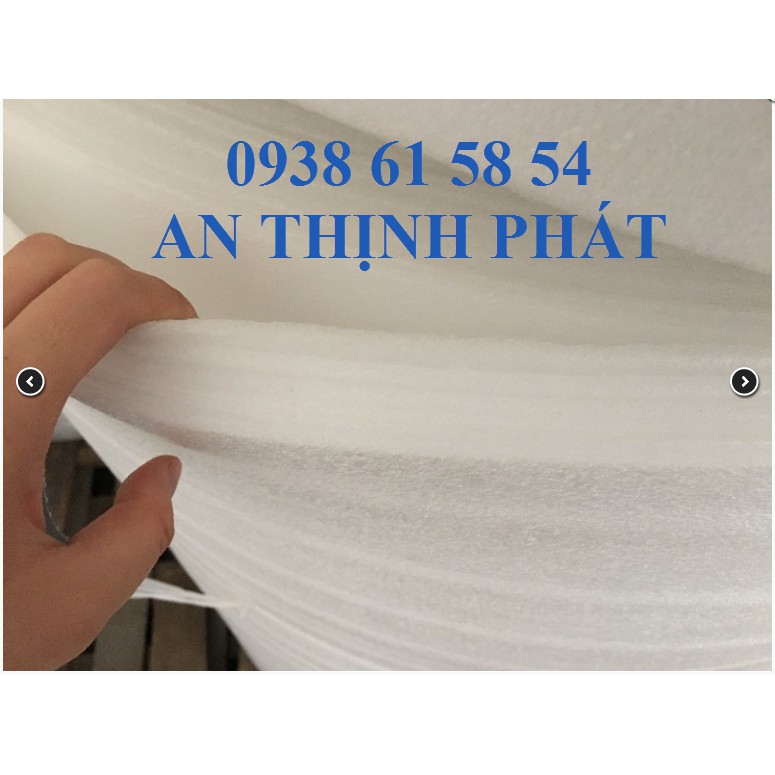 Combo 5 mét mút xốp màng pe foam 5mm đóng gói, bọc, lót hàng hóa giá rẻ