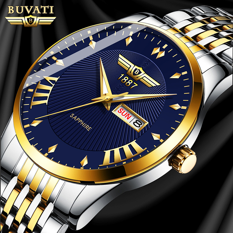[MIỄN PHÍ SHIP] Đồng Hồ Nam BUVATI 8830 Máy Nhật Cao Cấp Dây Đồng Hồ Nữ Đẹp Cao Cấp, Đồng Hồ Nữ Chính Hãng, Đồng Hồ Nữ Đẹp, Đồng Hồ Nữ Chống Nước, Bảo Hành Toàn Quốc 12 Tháng