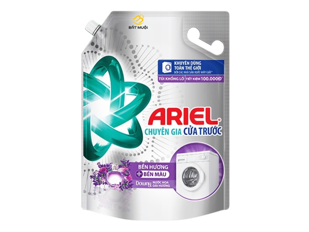 Nước Giặt ARIEL Iron Chuyên Gia Cửa Trước hương Downy oải hương túi 3.7kg - BAT MUOI