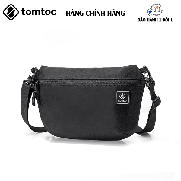 Túi đeo bao tử tomtoc basic accessory unisex a01 chống nước, khóa kéo ykk, khóa duraflex vô cùng bền bỉ