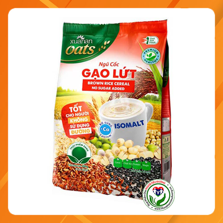 [HCM][Chính hãng] Ngũ cốc gạo lứt không đường túi 400g