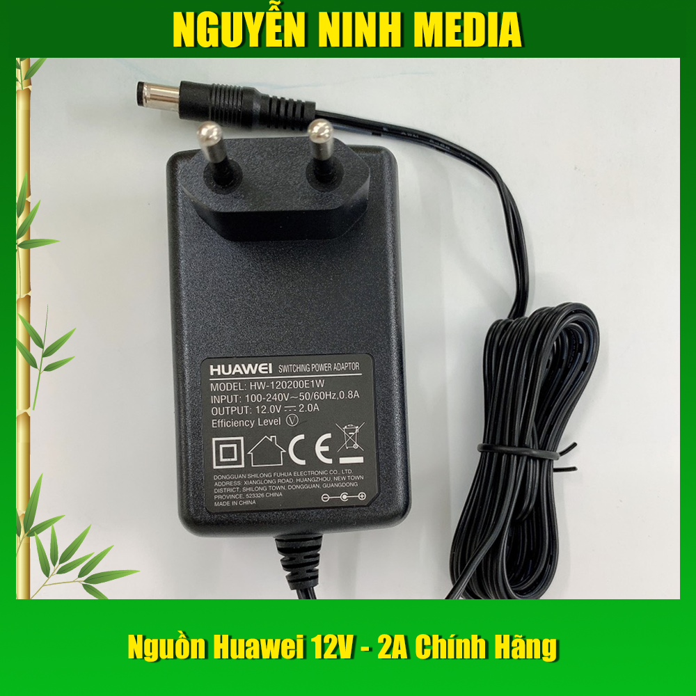 Nguồn huawei 12v - 2a cho camera, wifi, dock ổ cứng
