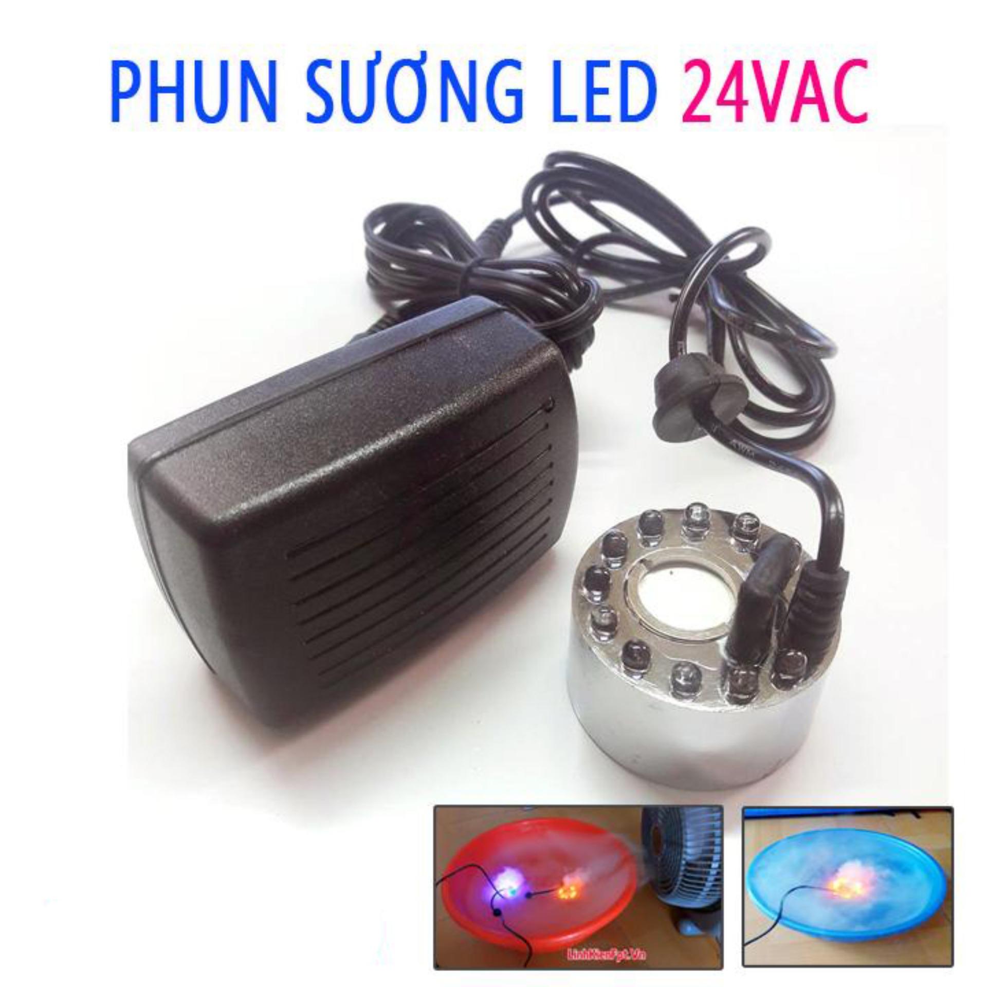Bộ Phun Sương Led Máy tạo hơi nước Kèm nguồn 24V