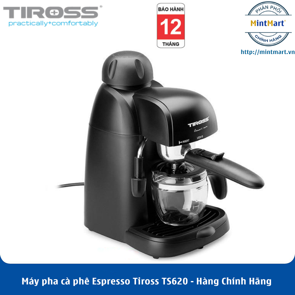 Máy pha cà phê espresso tiross ts620 - hàng chính hãng