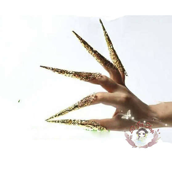 Mỏng giả cổ trang móng múa ấn độ móng trang trí (đơn giá 1 cái).