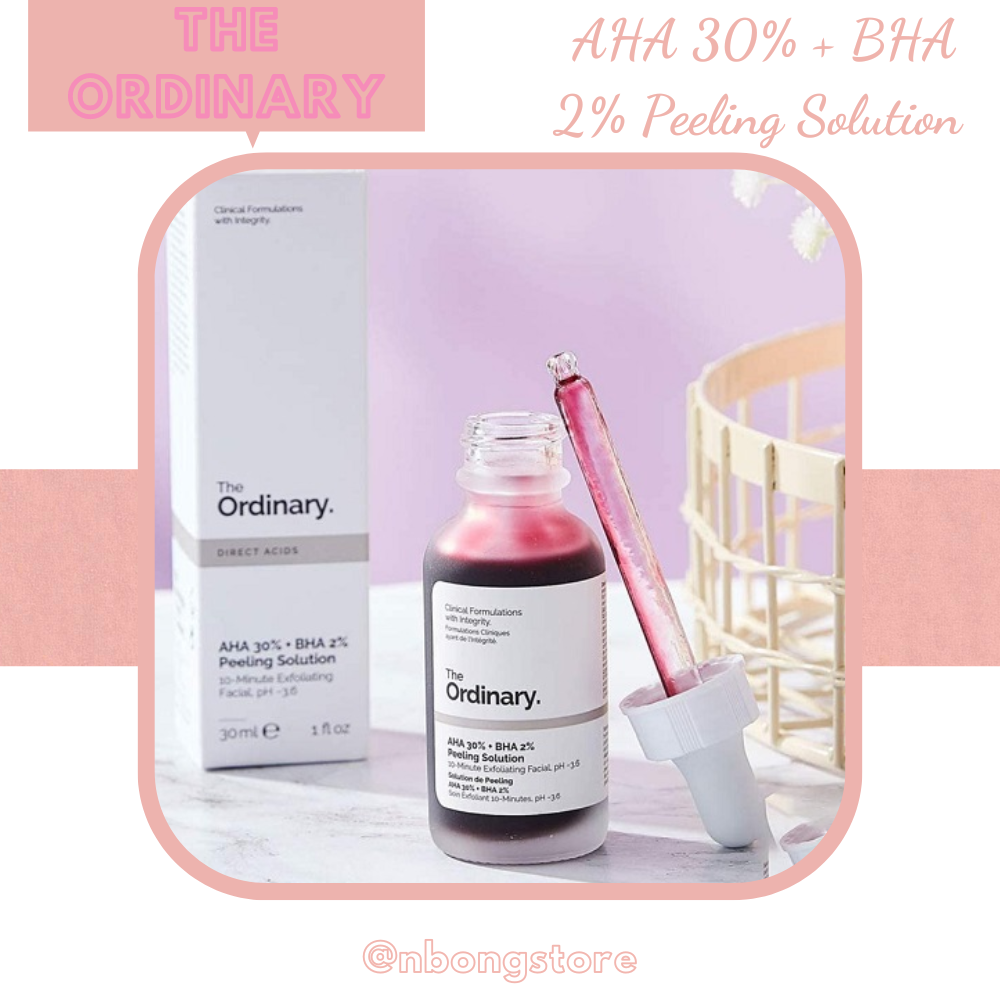 Serum tẩy tế bào chết the ordinary aha 30% + bha 2% peeling solution