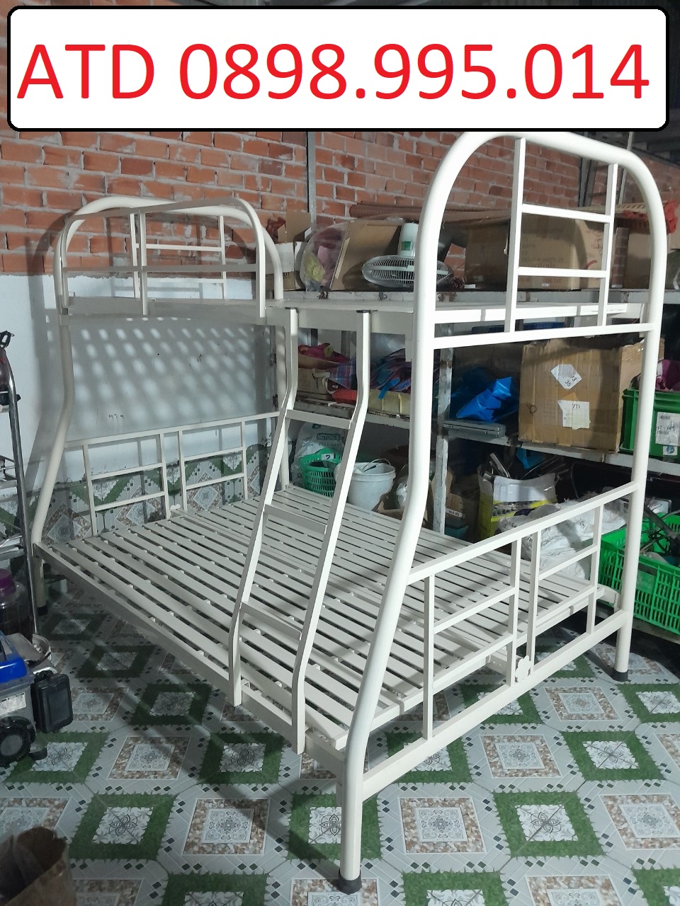 Giường tầng sắt cho bé trai bé gái chịu lực tốt an toàn cho bé và gia đình giá tại xưởng