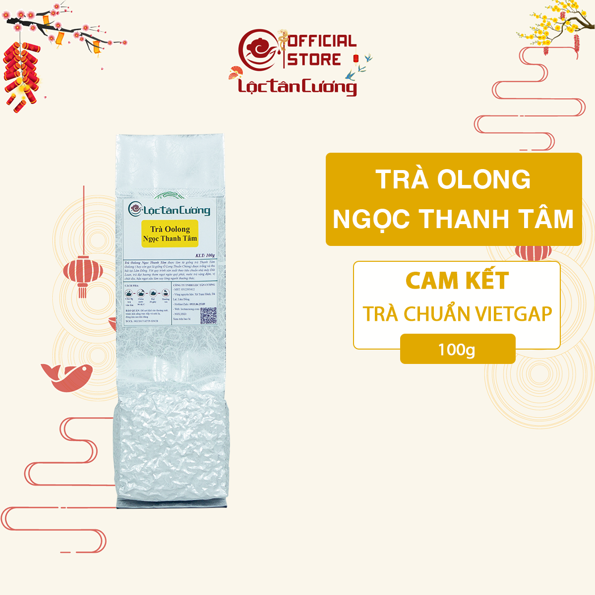 Trà olong ngọc thanh tâm lộc tân cương, trà olong cao cấp
