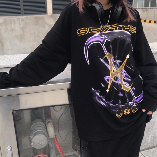 🤲Áo Sweater Tay Dài Hades The Scythe