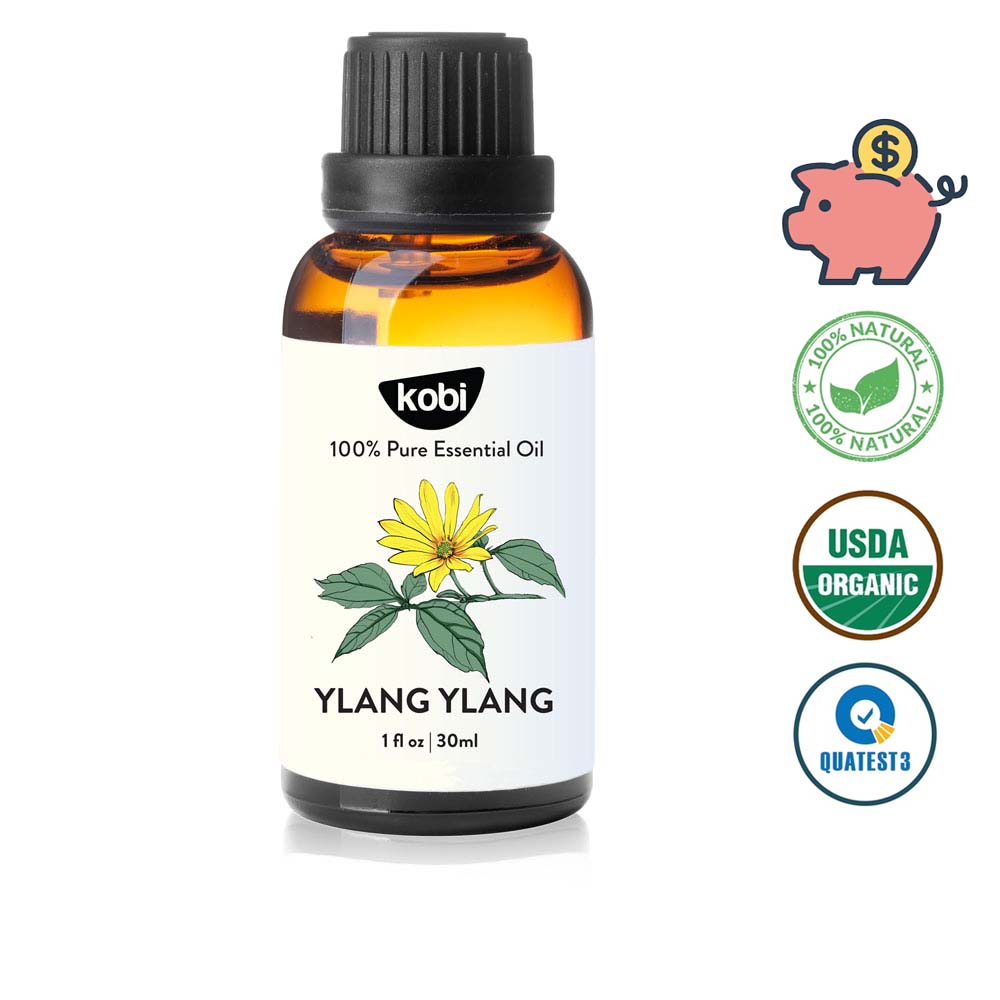Tinh dầu Ngọc Lan Tây Kobi Ylang Ylang essential oil giúp làm thơm phòng, tinh thần hứng khởi -30ml