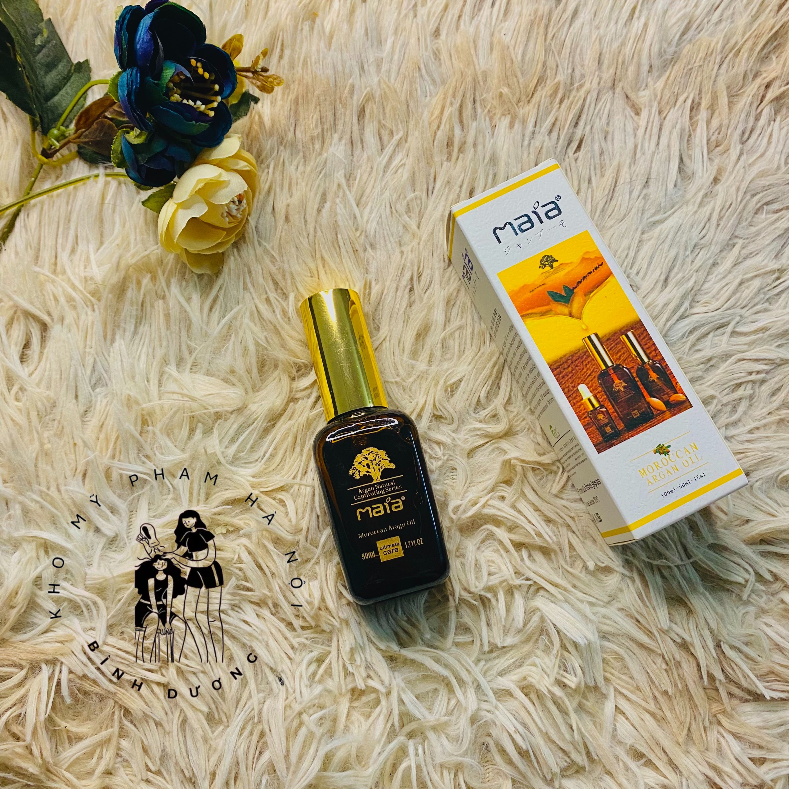 Tinh dầu dưỡng bóng mềm mượt MAIA 50ml