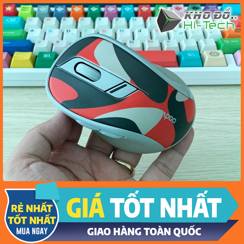Chuột không dây bluetooth silent rapoo m500 dùng lướt 💖 𝘍𝘳𝘦𝘦𝘴𝘩𝘪𝘱 💖 mới 99% rất đẹp