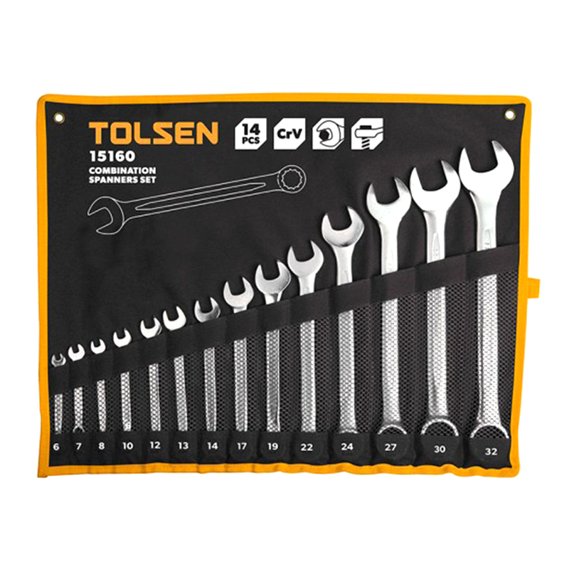 Chìa khóa vòng-miệng bộ 14 cây tolsen